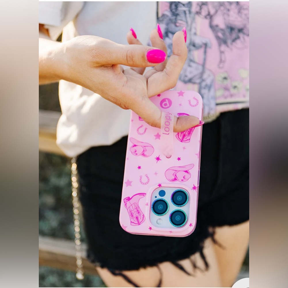 Loopy Case iPhone 14 Pro Max Pink Boots